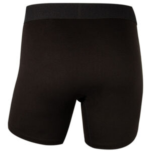 Foto einer schwarzen Boxer Shorts von hinten.